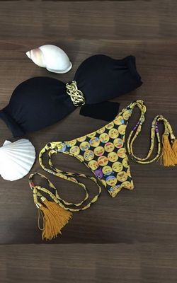 F4487 Бразильские купальники из двух частей
